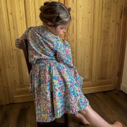 Jupe fille stype patineuse en liberty fabrics tana lawn margaret annie