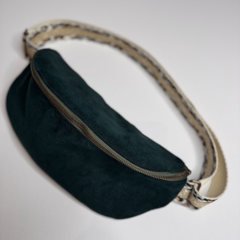 sac banane femme sangle léopard